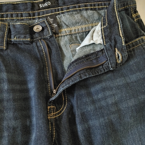 Suko medium-dark wash straight leg blue jeans. Size 36 - Picture 5 of 13